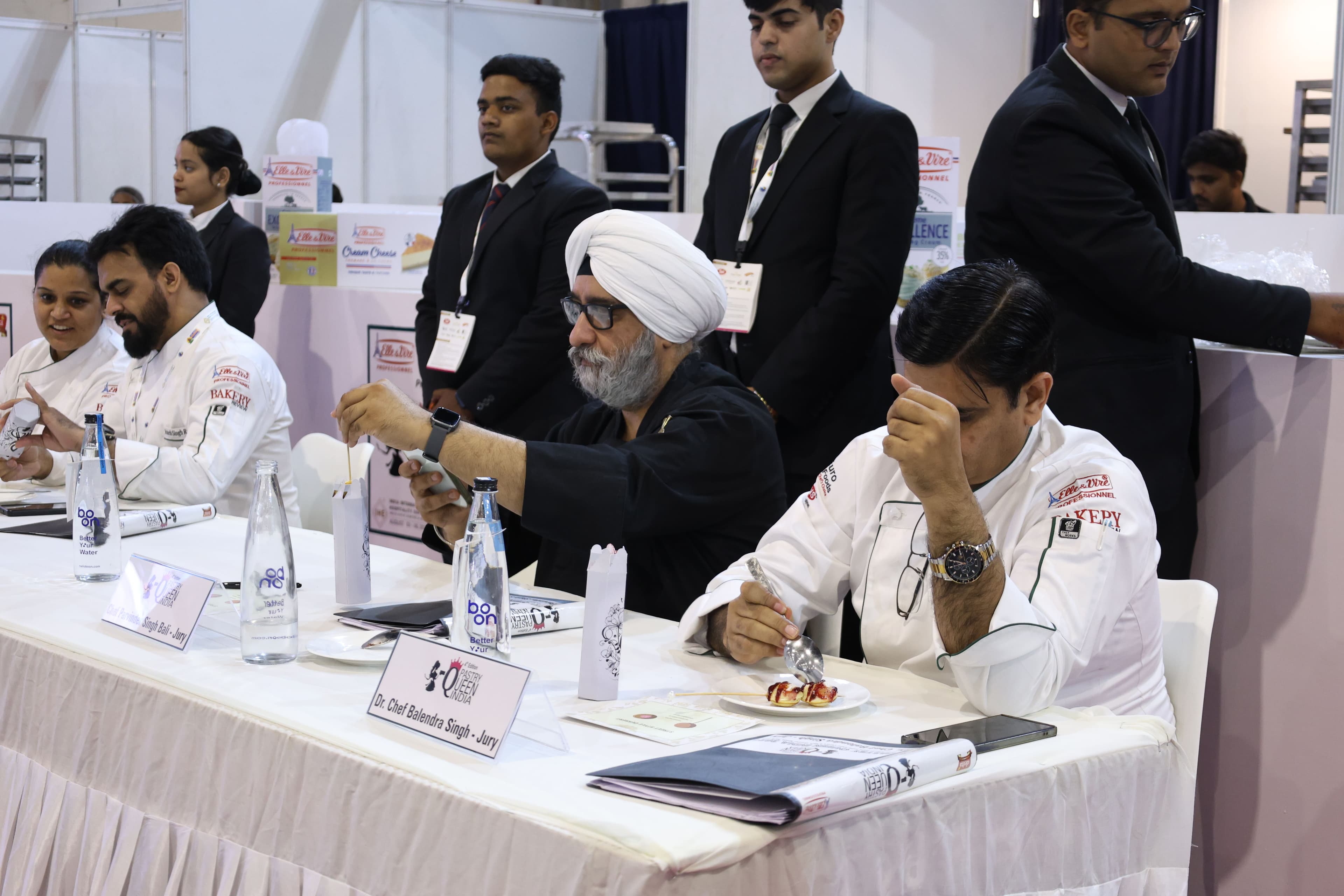 The jury at work